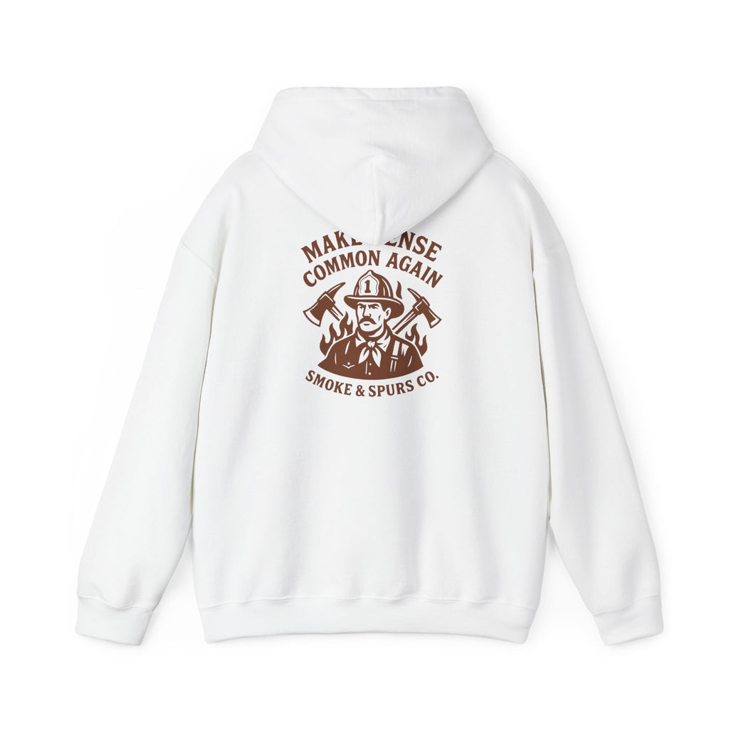 Make Sense Common Again Smoke & Spurs Co. Heavy weight Sweatshirt