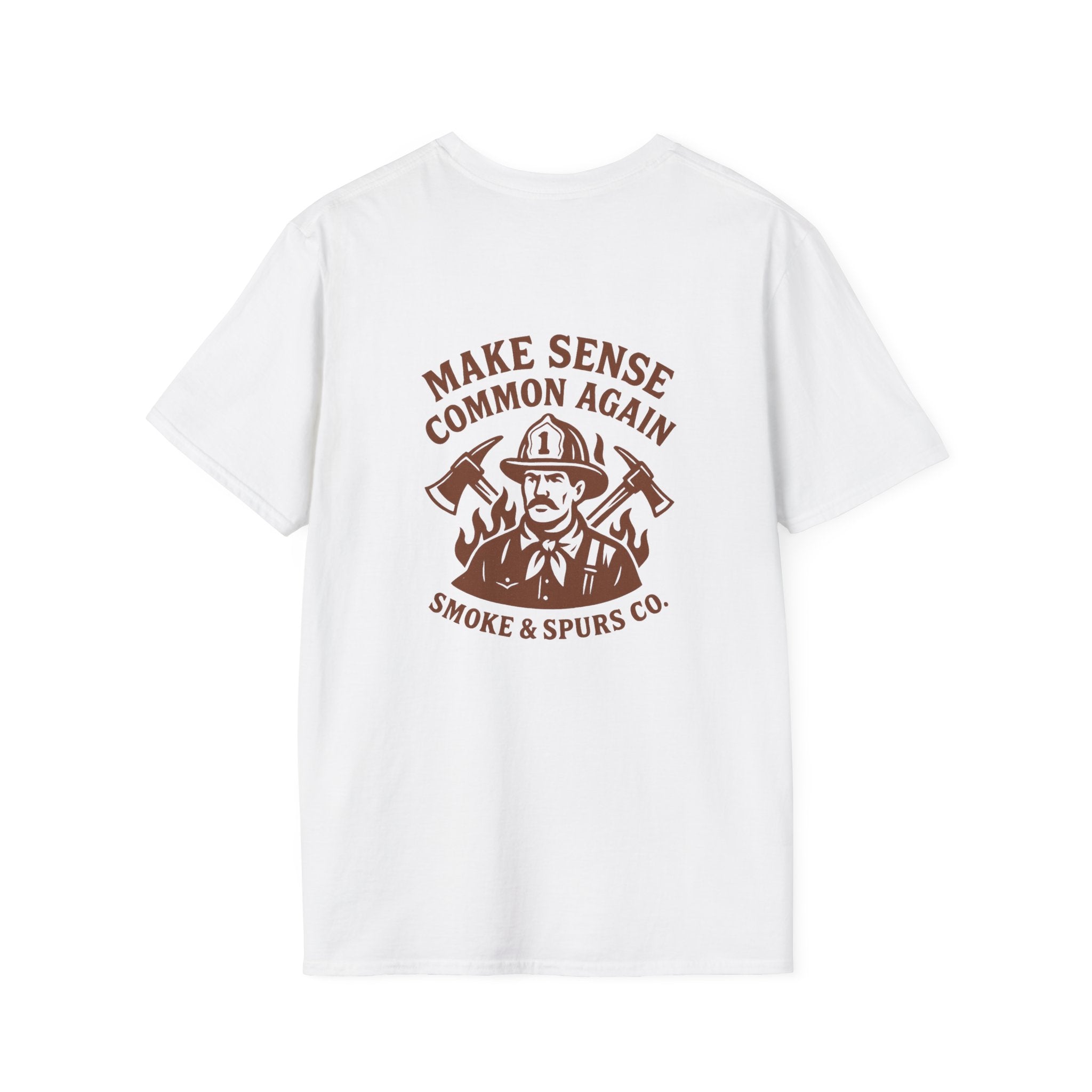 Make Sense Common Again T-Shirt | Smoke & Spurs Co.