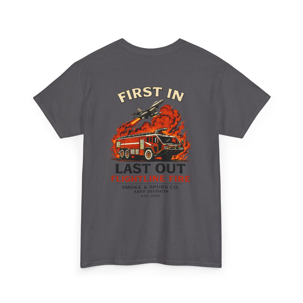 Smoke & Spur Co | First in Last out ARFF Heavyweight Tee