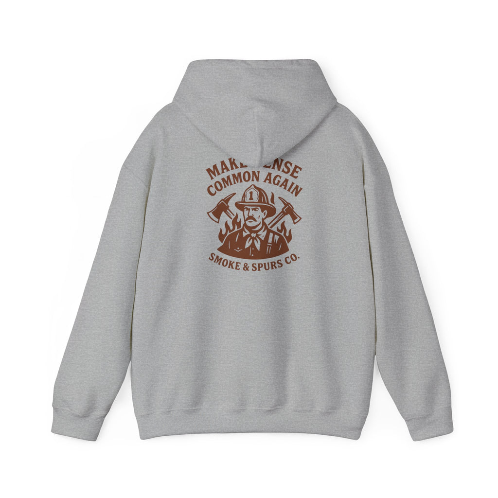 Make Sense Common Again Smoke & Spurs Co. Heavy weight Sweatshirt