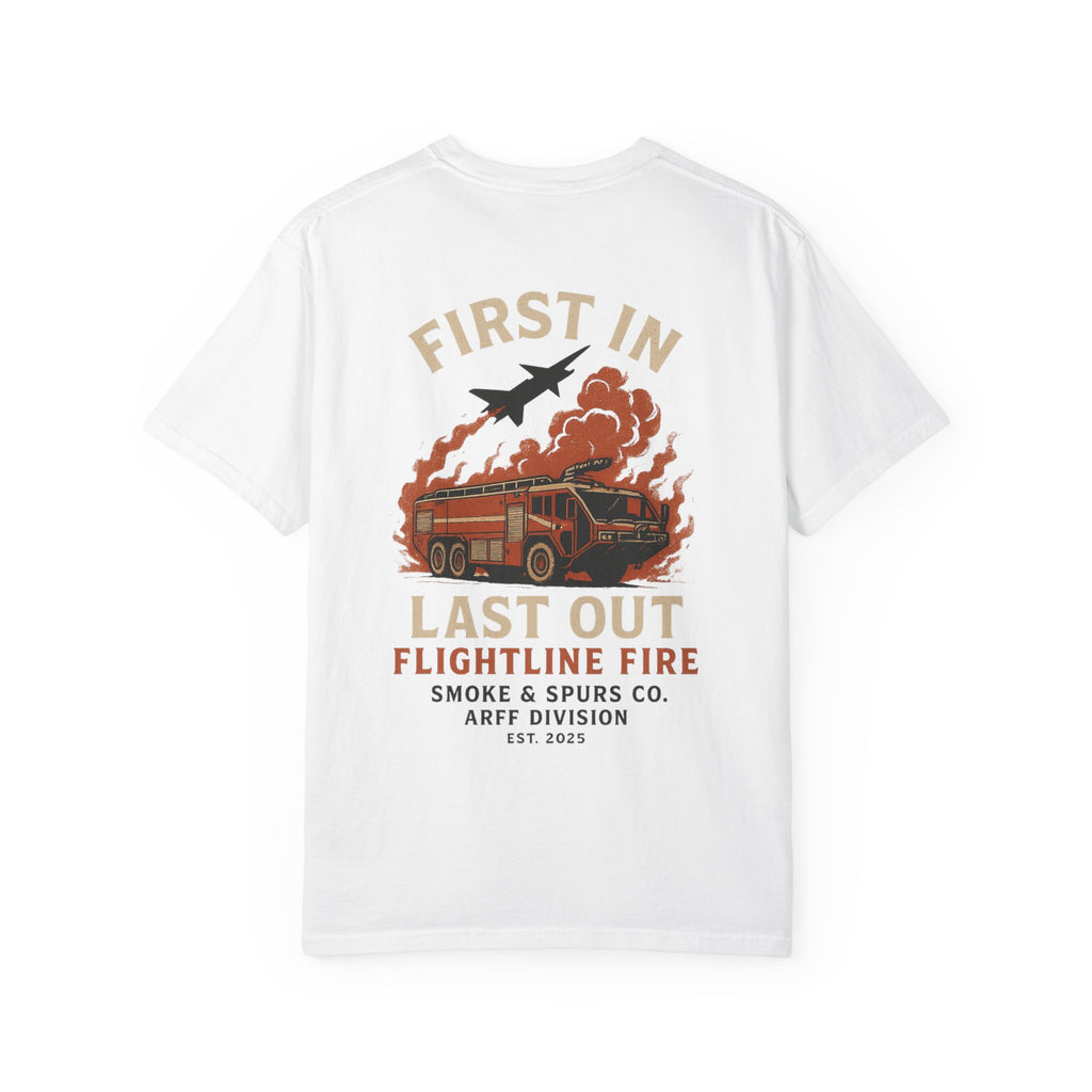 Smoke & Spur Co | First in Last out ARFF Heavyweight Tee