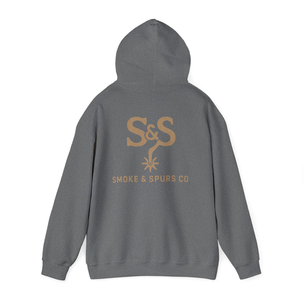 Smoke & Spurs Co. Hoodie — S&S Logo Western Pullover