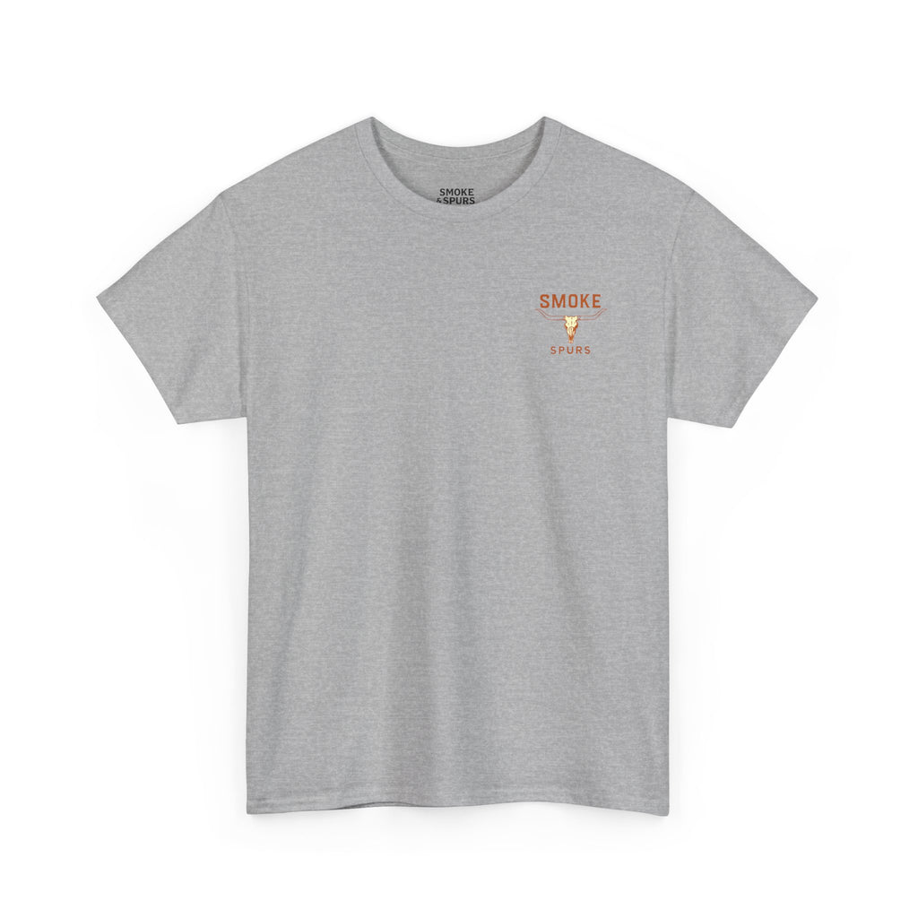 Smoke & Spurs Long Horn Tee