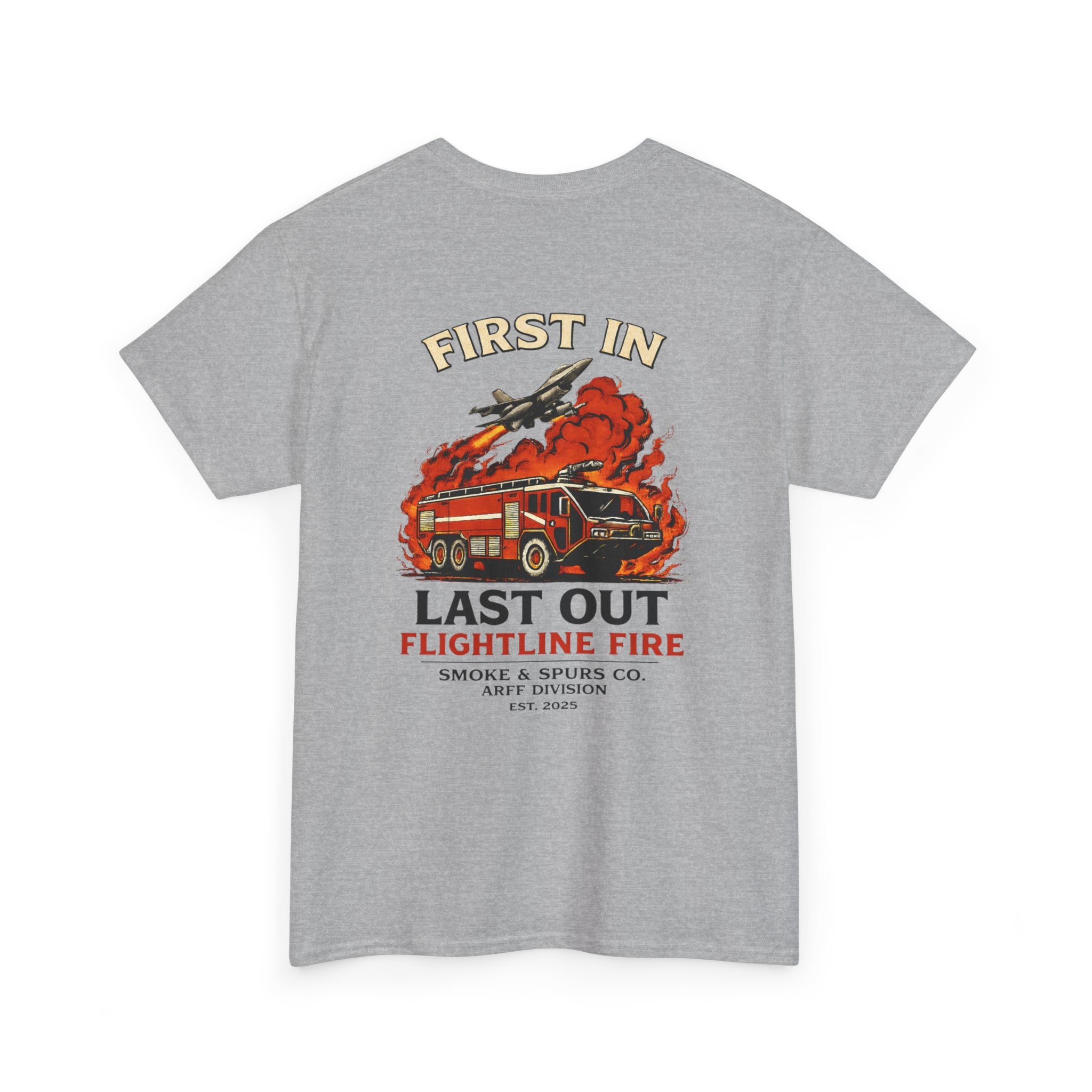 Smoke & Spur Co | First in Last out ARFF Heavyweight Tee