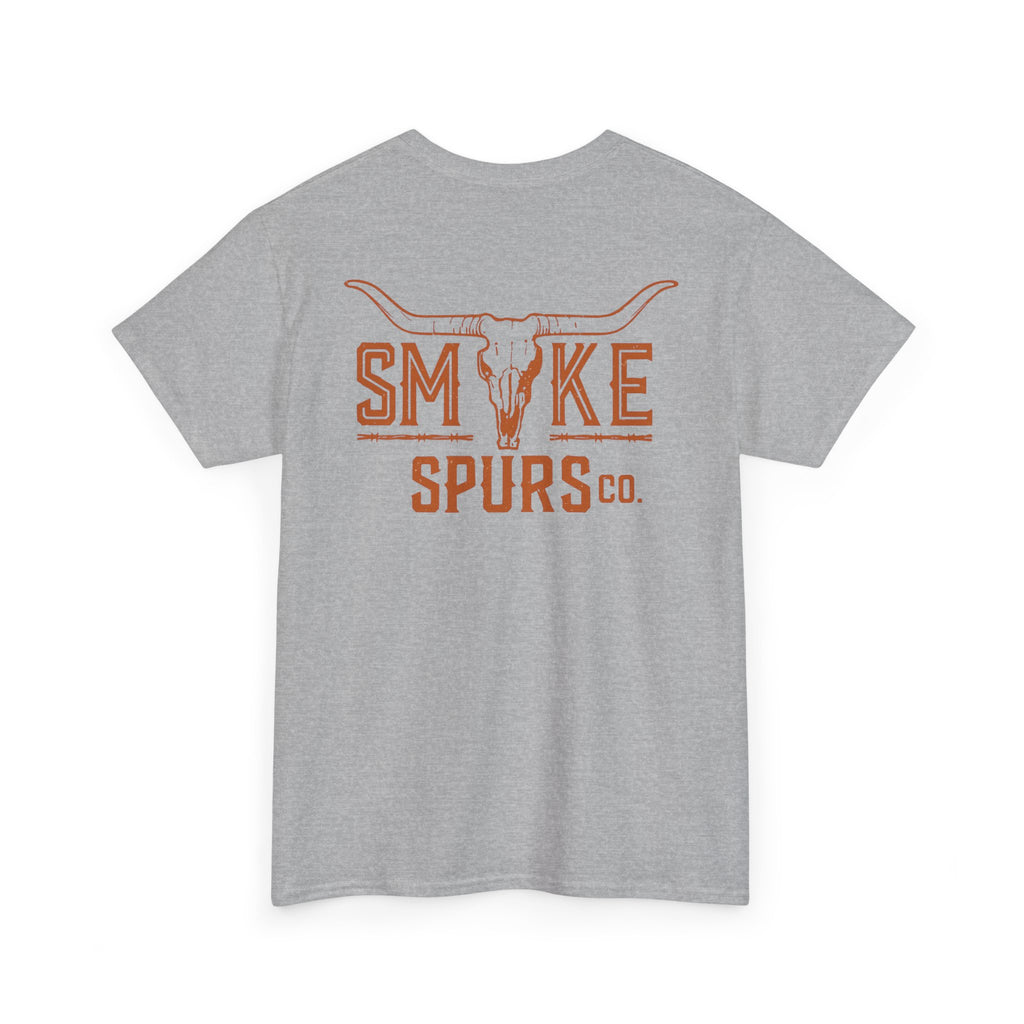 Smoke & Spurs Long Horn Tee
