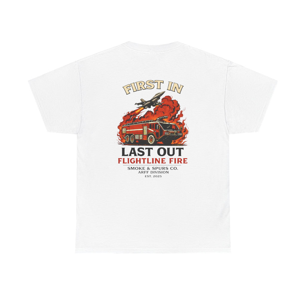 Smoke & Spur Co | First in Last out ARFF Heavyweight Tee