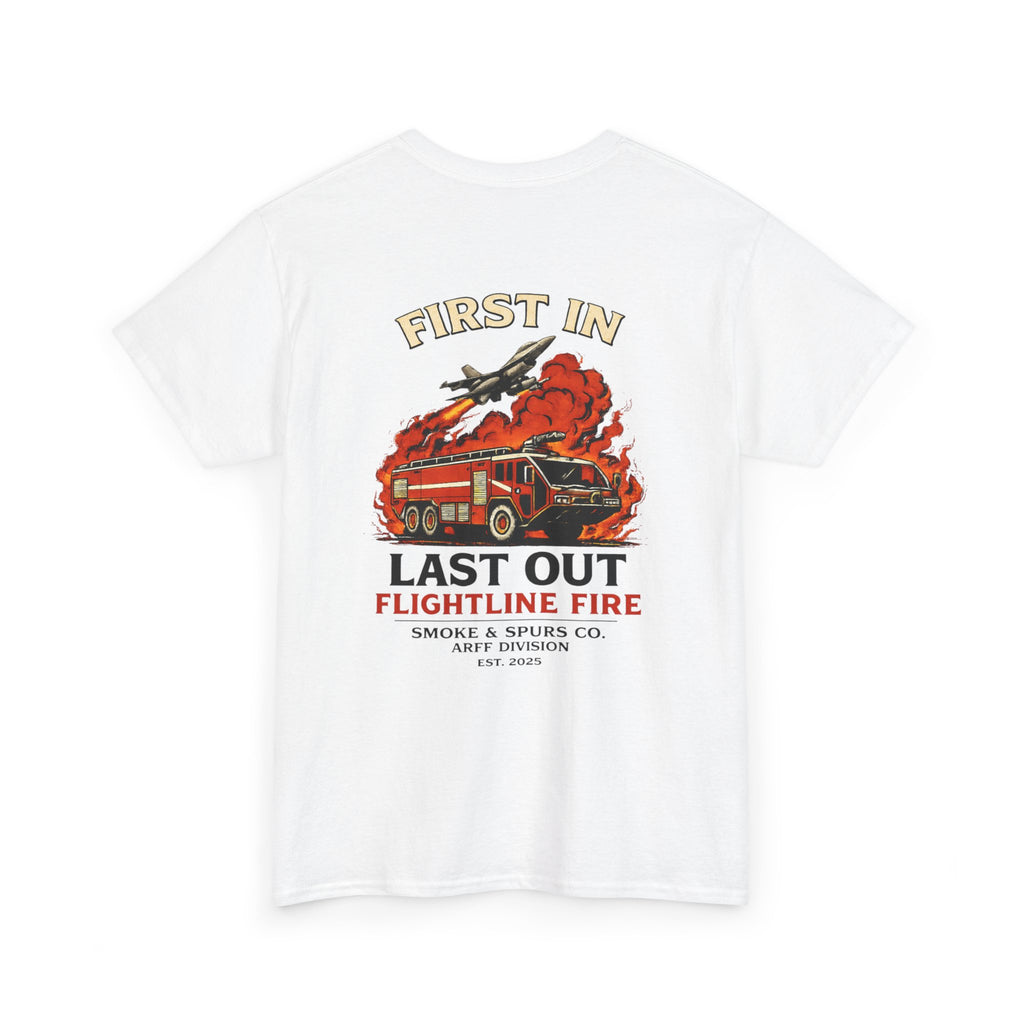 Smoke & Spur Co | First in Last out ARFF Heavyweight Tee