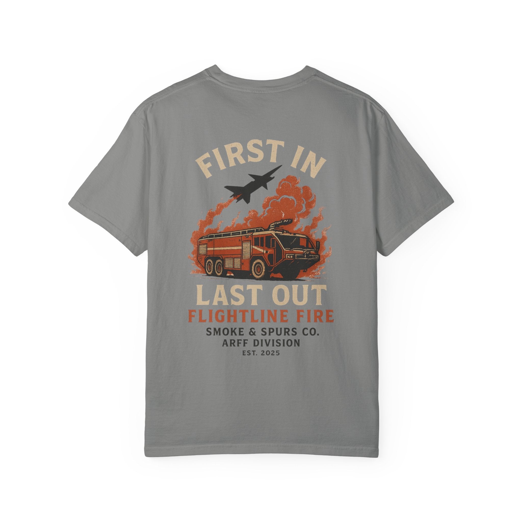 Smoke & Spur Co | First in Last out ARFF Heavyweight Tee